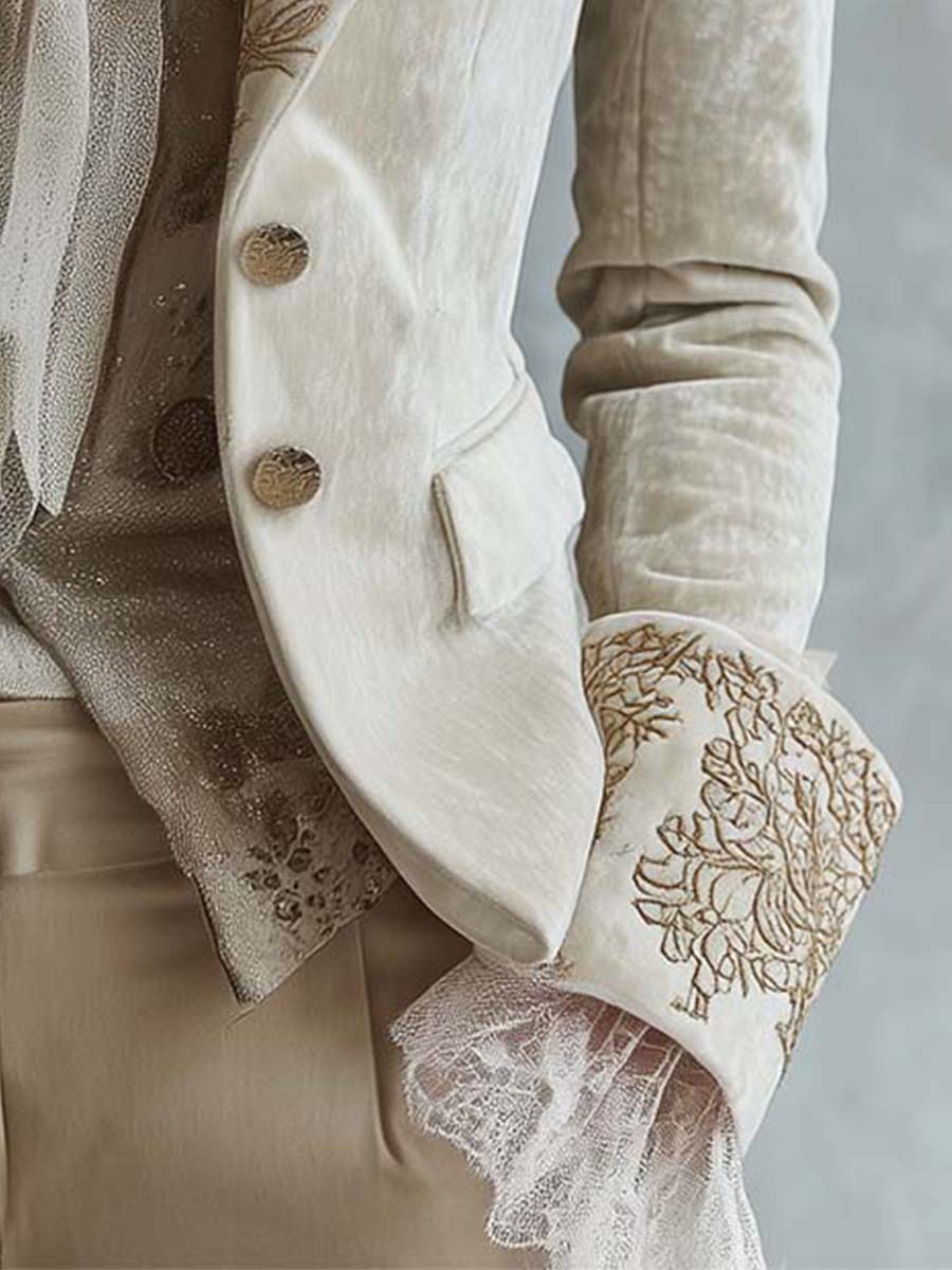 Cordelia - Embroidered Tailored Blazer