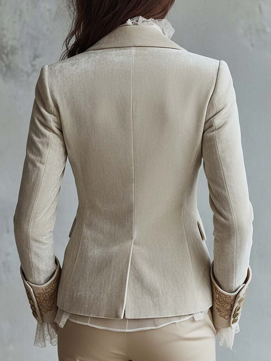 Cordelia - Embroidered Tailored Blazer