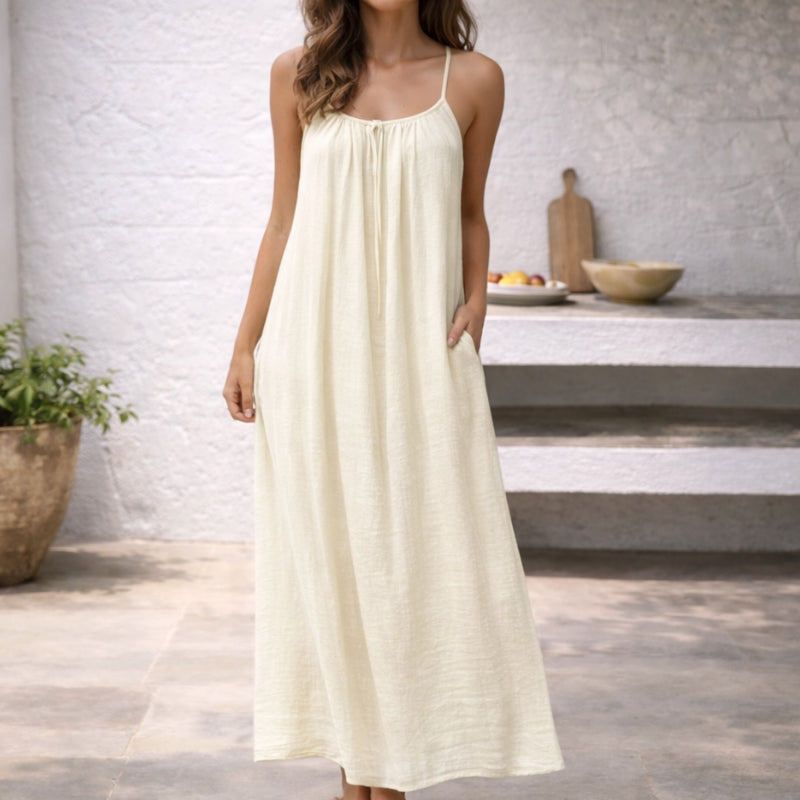 Imogen - Open Back Strappy Maxi Dress