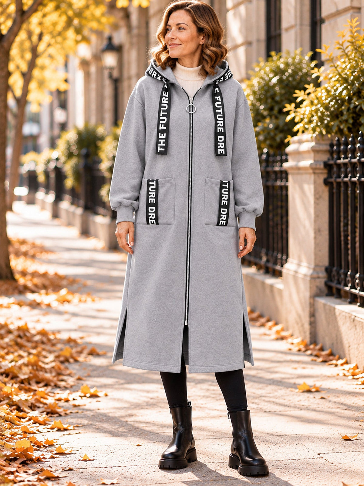 Eliza™ | Oversized Hooded Fleece Coat