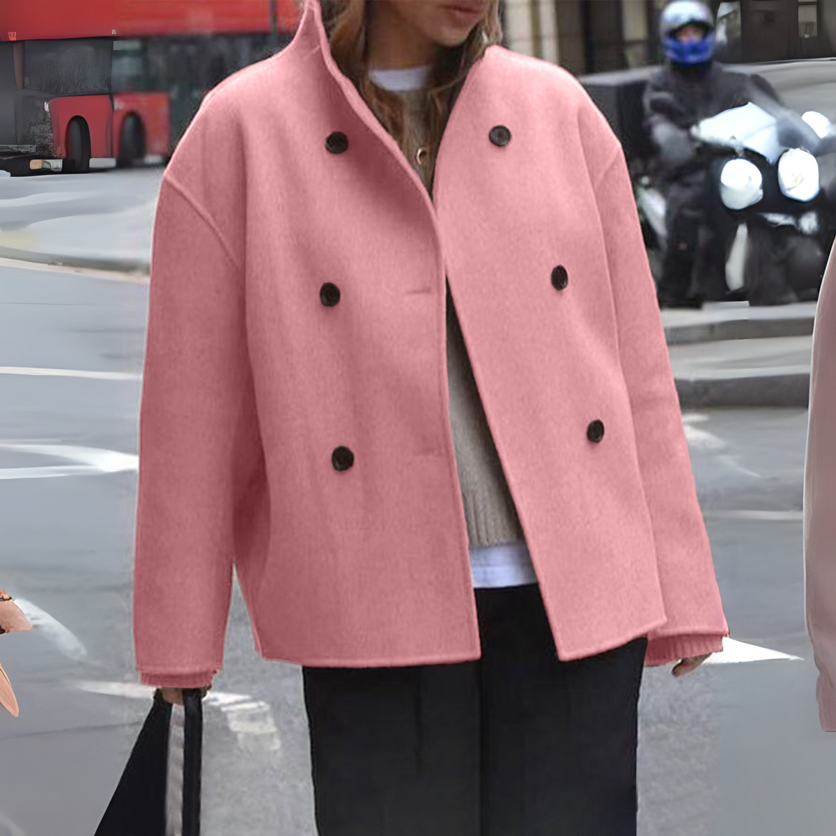 Rose - Chic Long Sleeve Coat