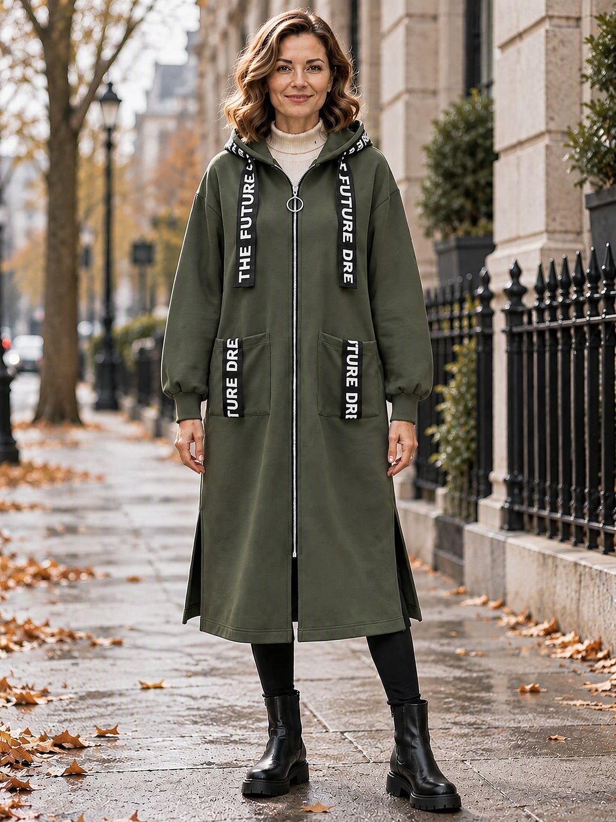 Eliza™ | Oversized Hooded Fleece Coat