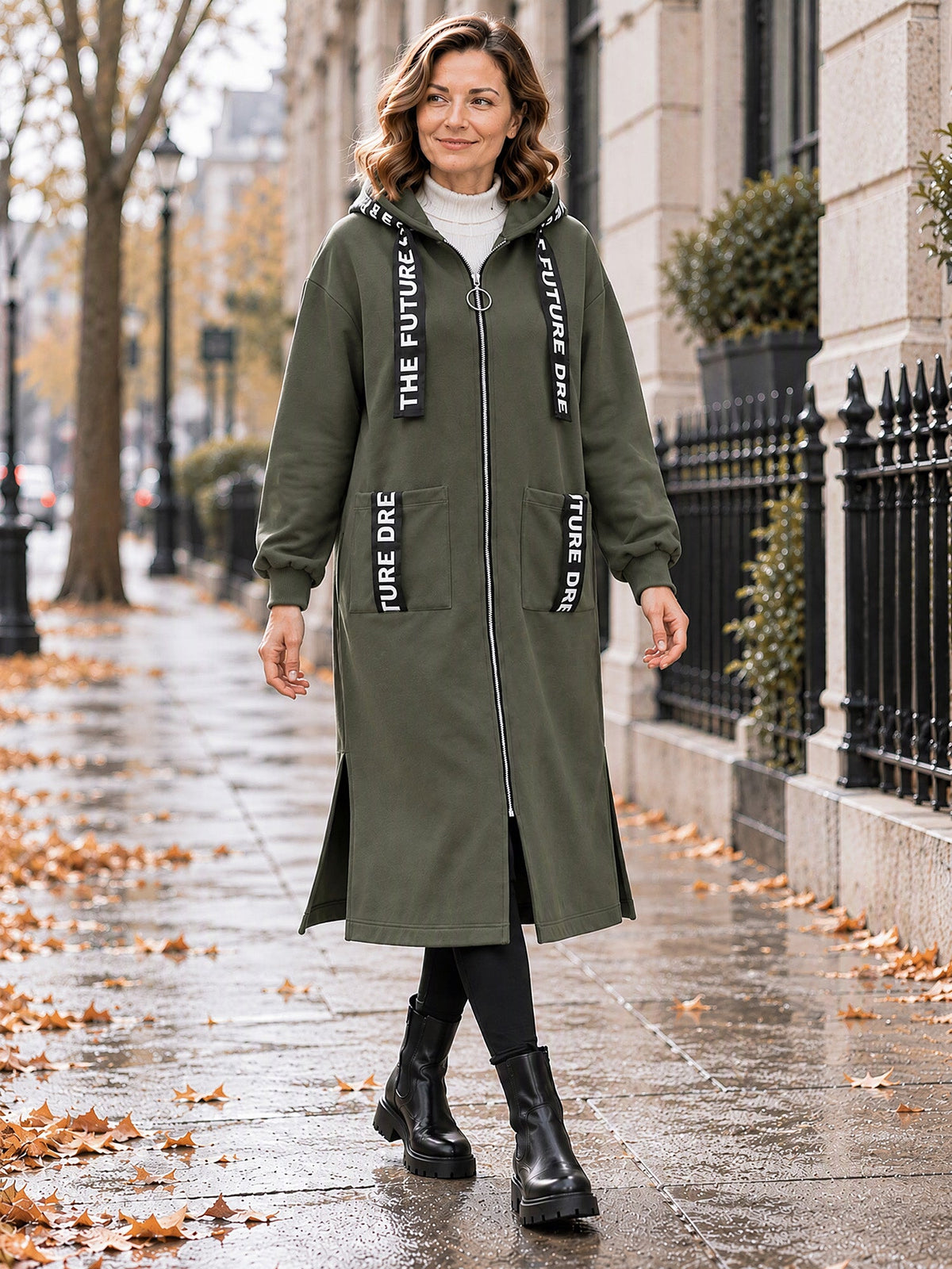 Eliza™ | Oversized Hooded Fleece Coat