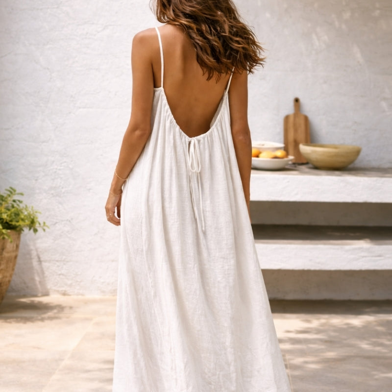 Imogen - Open Back Strappy Maxi Dress