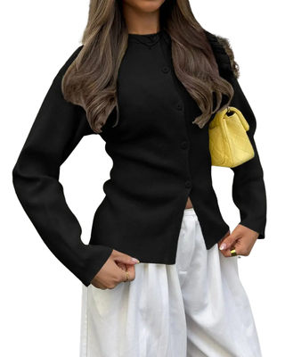 RAIKA™ – Contemporary Long Sleeve Cardigan
