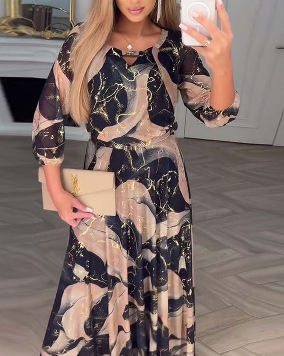 Daisy - Breathable Floral Chiffon Dress