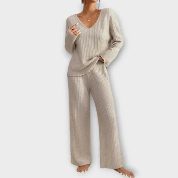 Ribbed Loungewear Set