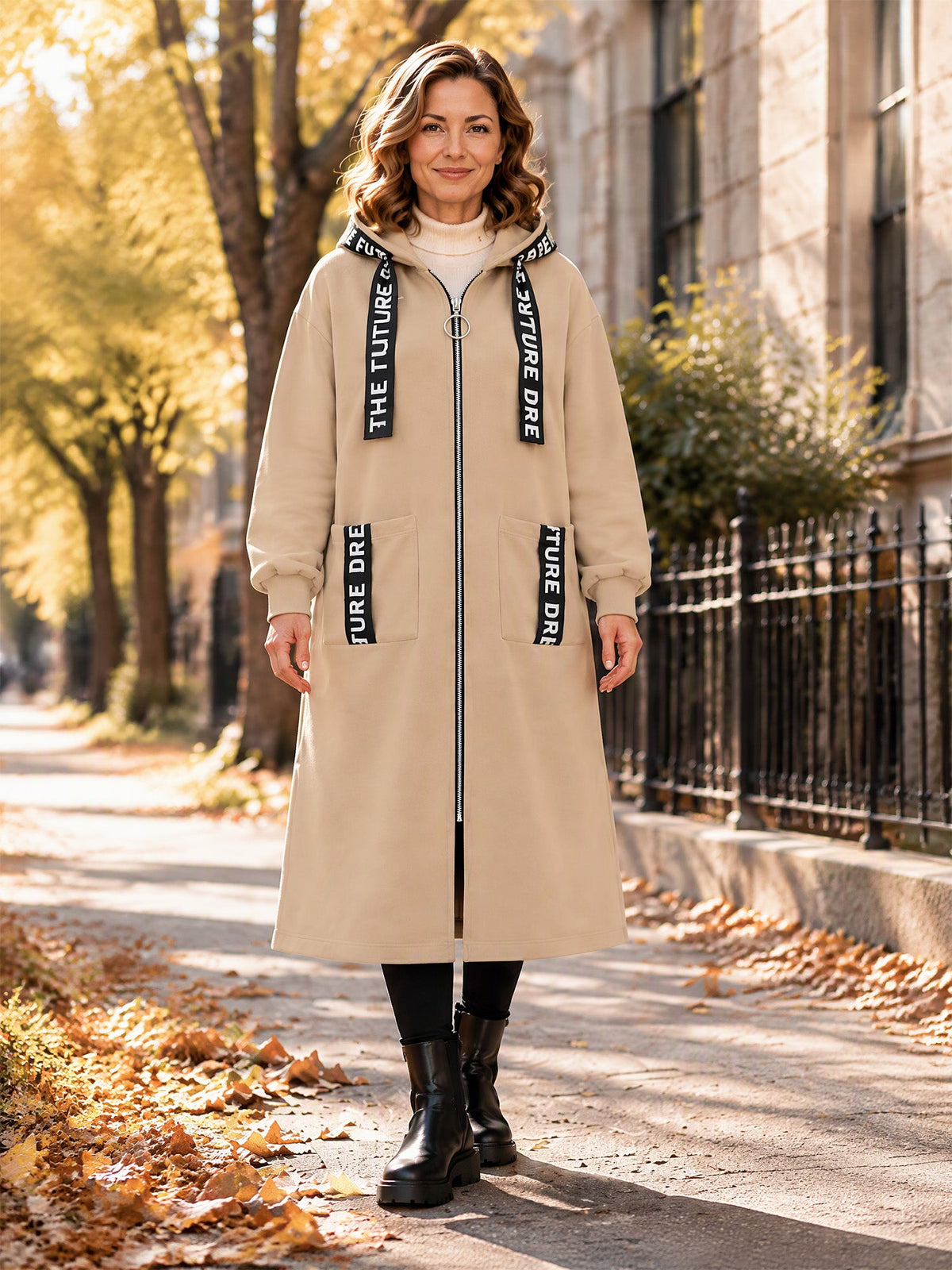 Eliza™ | Oversized Hooded Fleece Coat