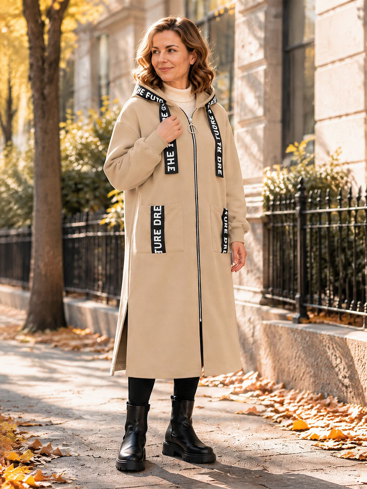 Eliza™ | Oversized Hooded Fleece Coat