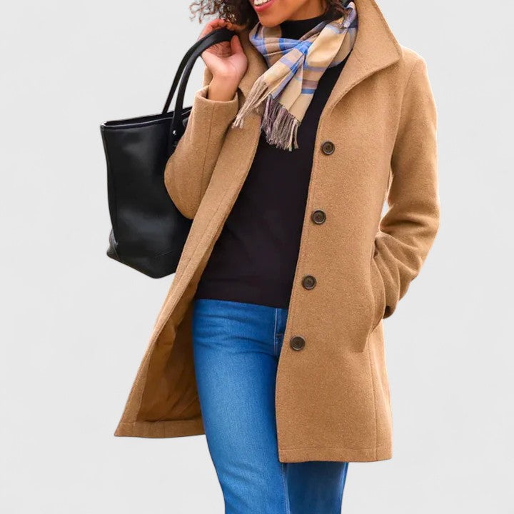 Claire – Classic Wool Blend Coat