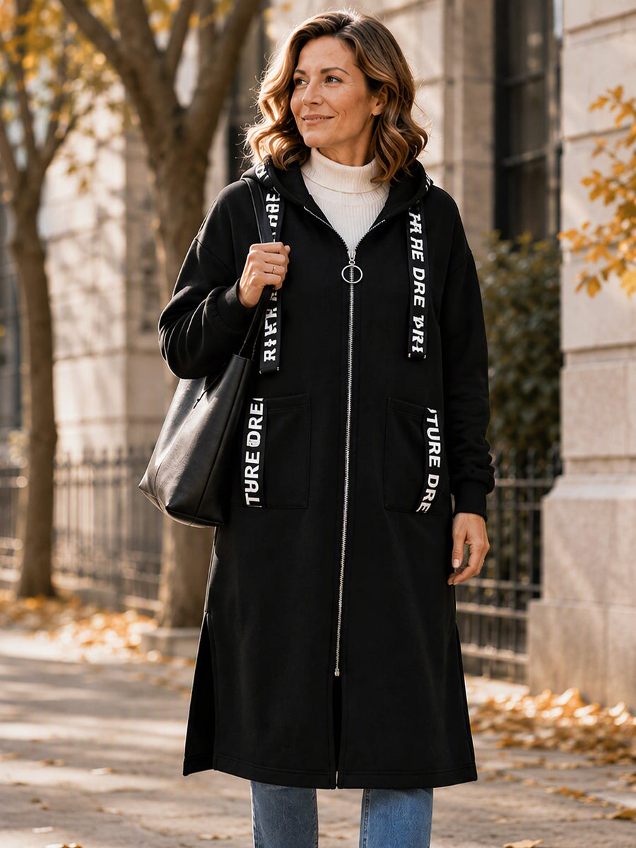 Eliza™ | Oversized Hooded Fleece Coat