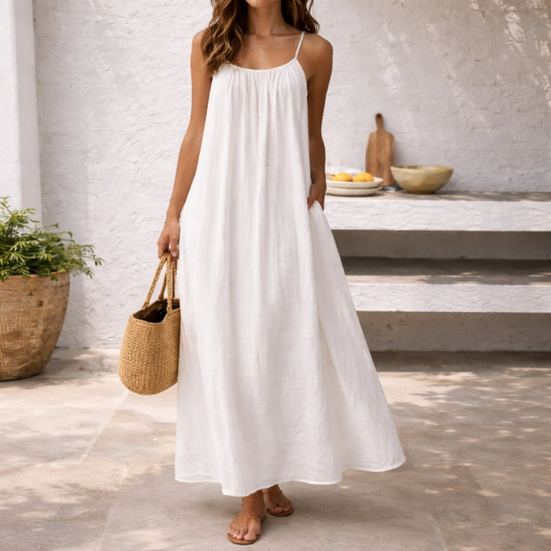 Imogen - Open Back Strappy Maxi Dress