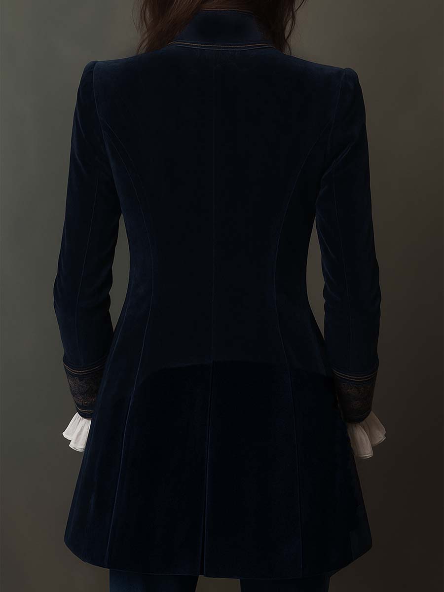 Rosamund - Embroidered Longline Jacket