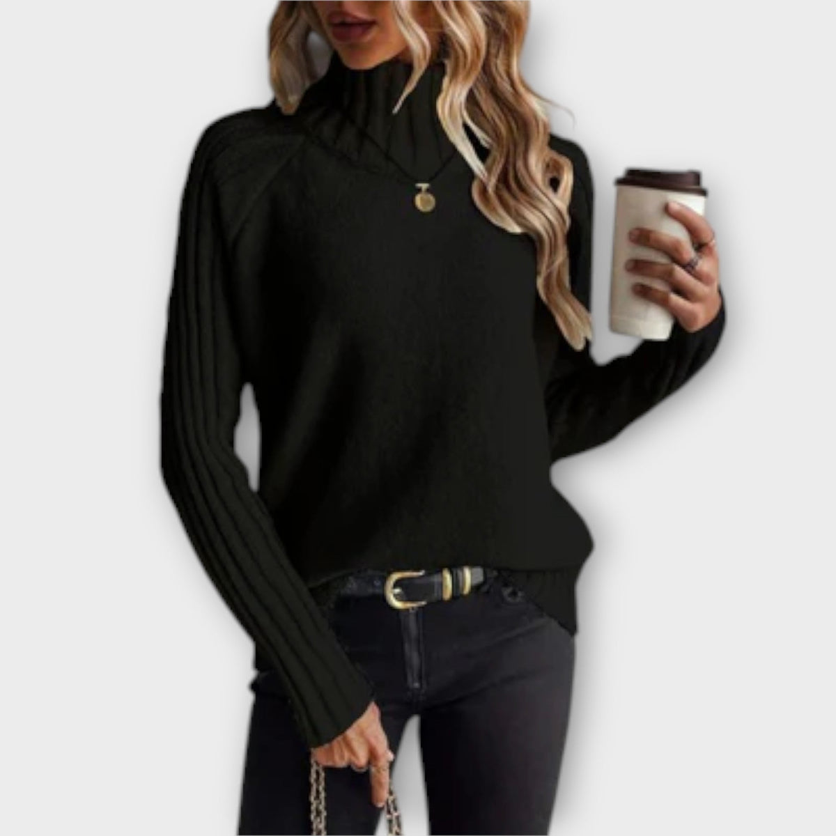 Hannah - Elegant Knitted Jumper