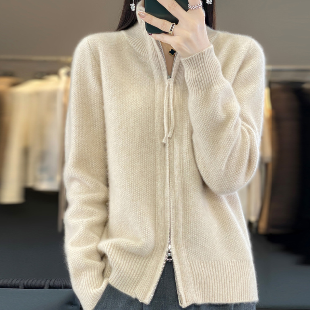 Lisa | Cashmere Zip Vest
