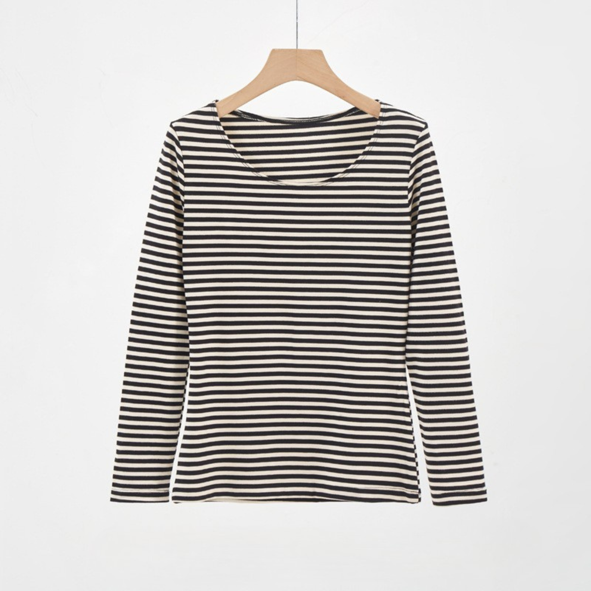 EVANTHIA™ - Casual Striped Slim-Fit Long Sleeve Top