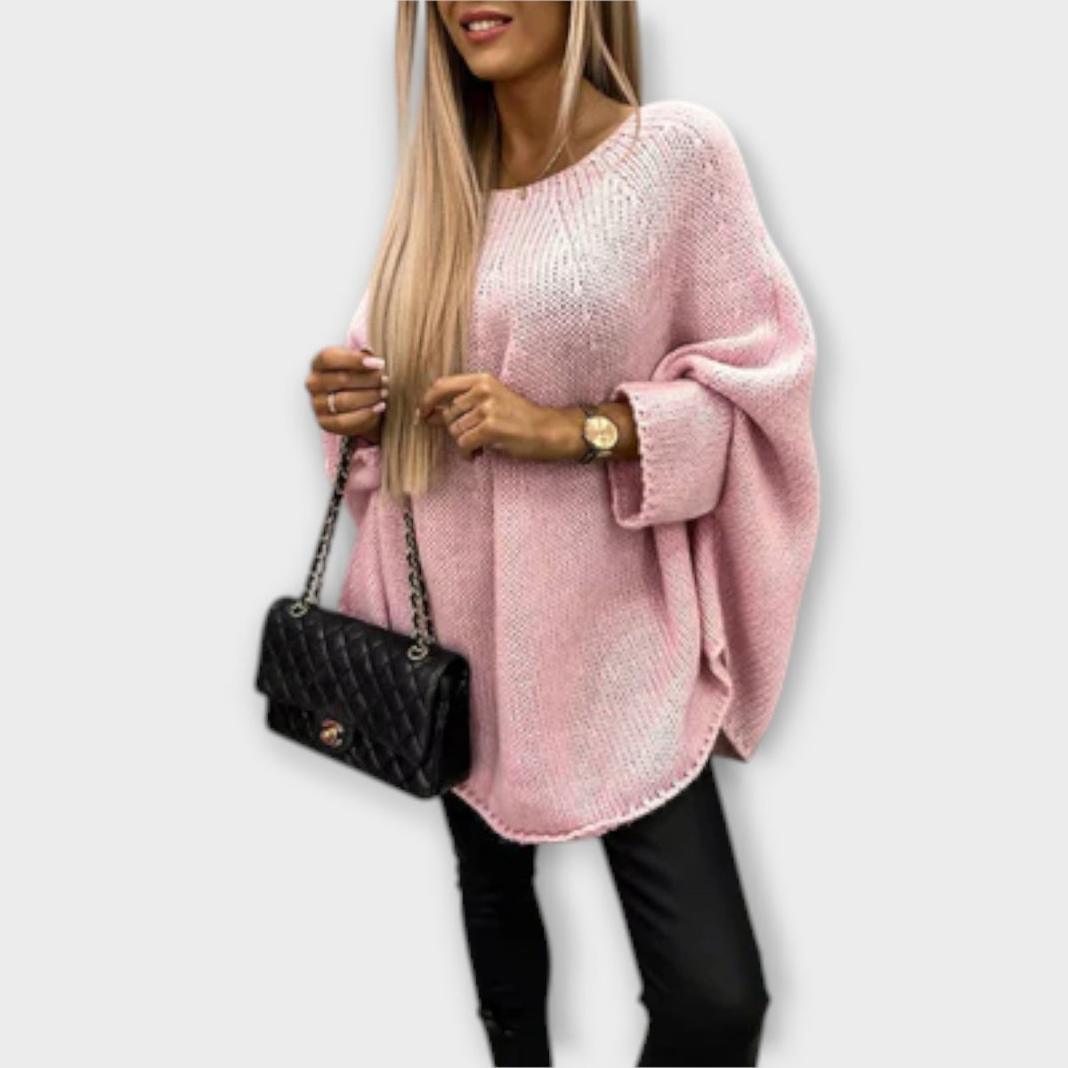 Isabelle - Stylish Women's Jumper with a Round Neckline