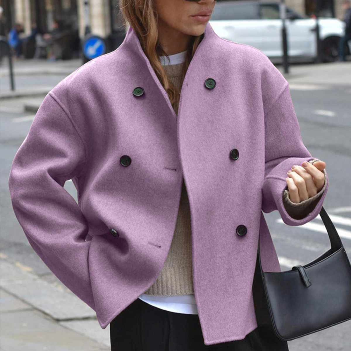 Rose - Chic Long Sleeve Coat