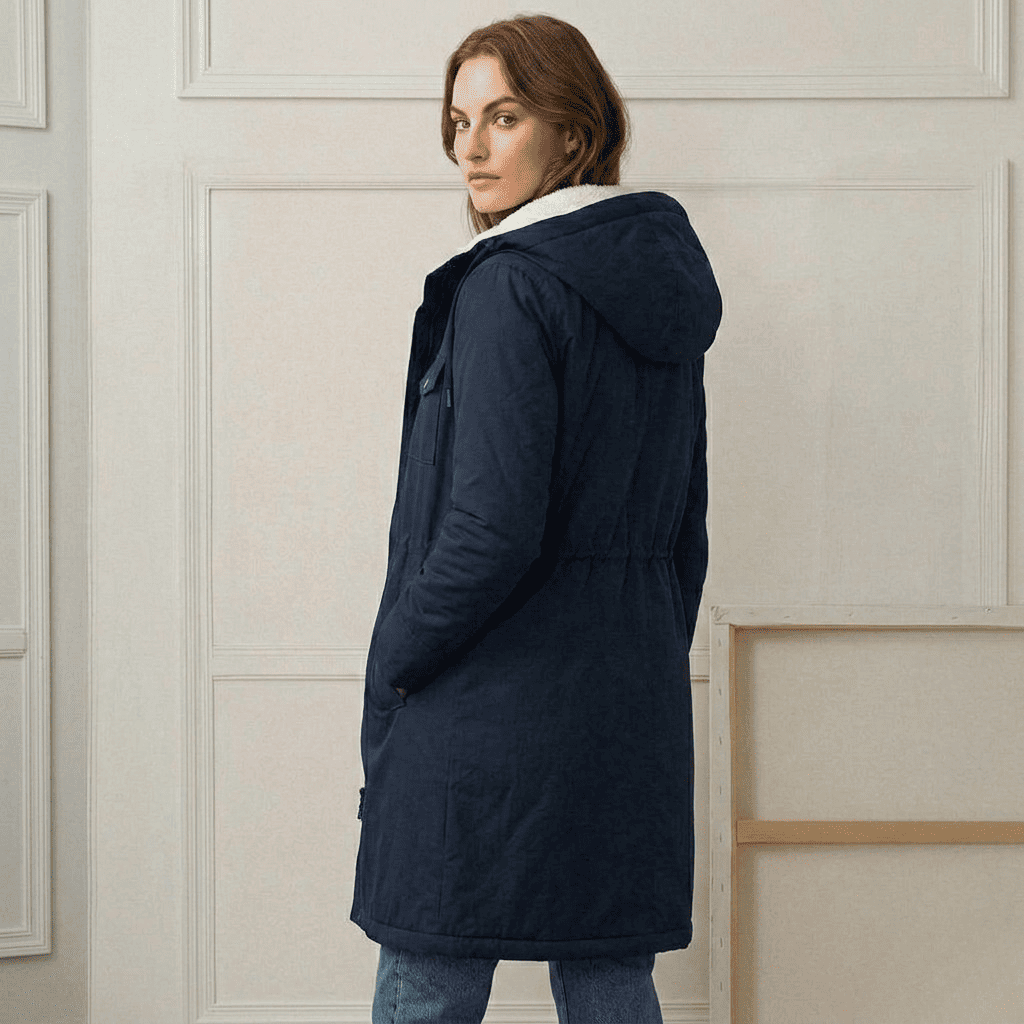 Felicity - Hooded Longline Parka Coat