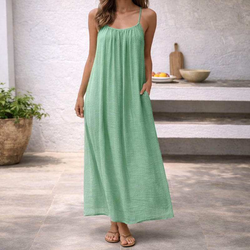 Imogen - Open Back Strappy Maxi Dress