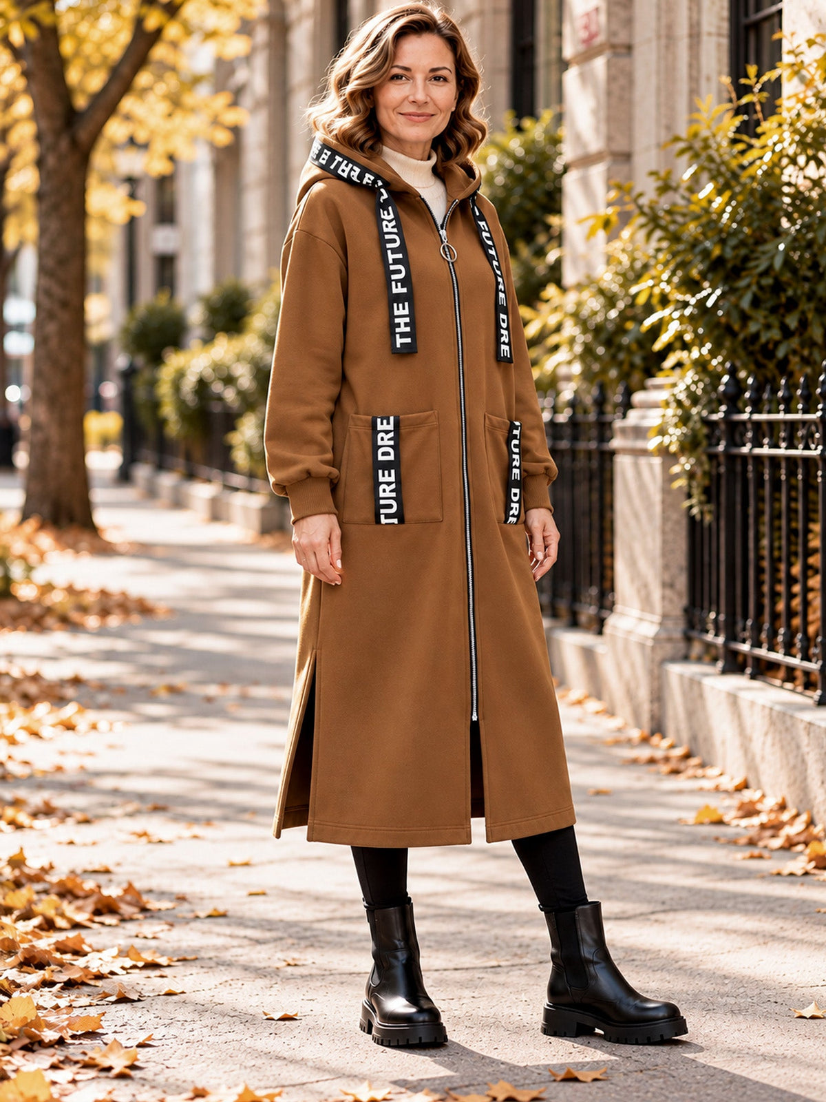 Eliza™ | Oversized Hooded Fleece Coat
