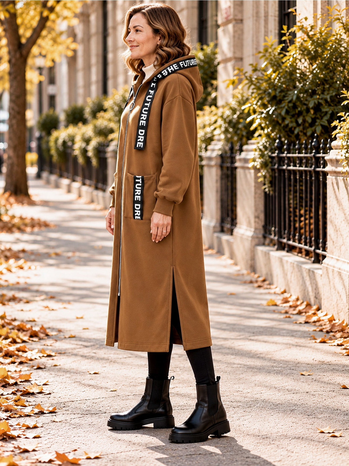 Eliza™ | Oversized Hooded Fleece Coat