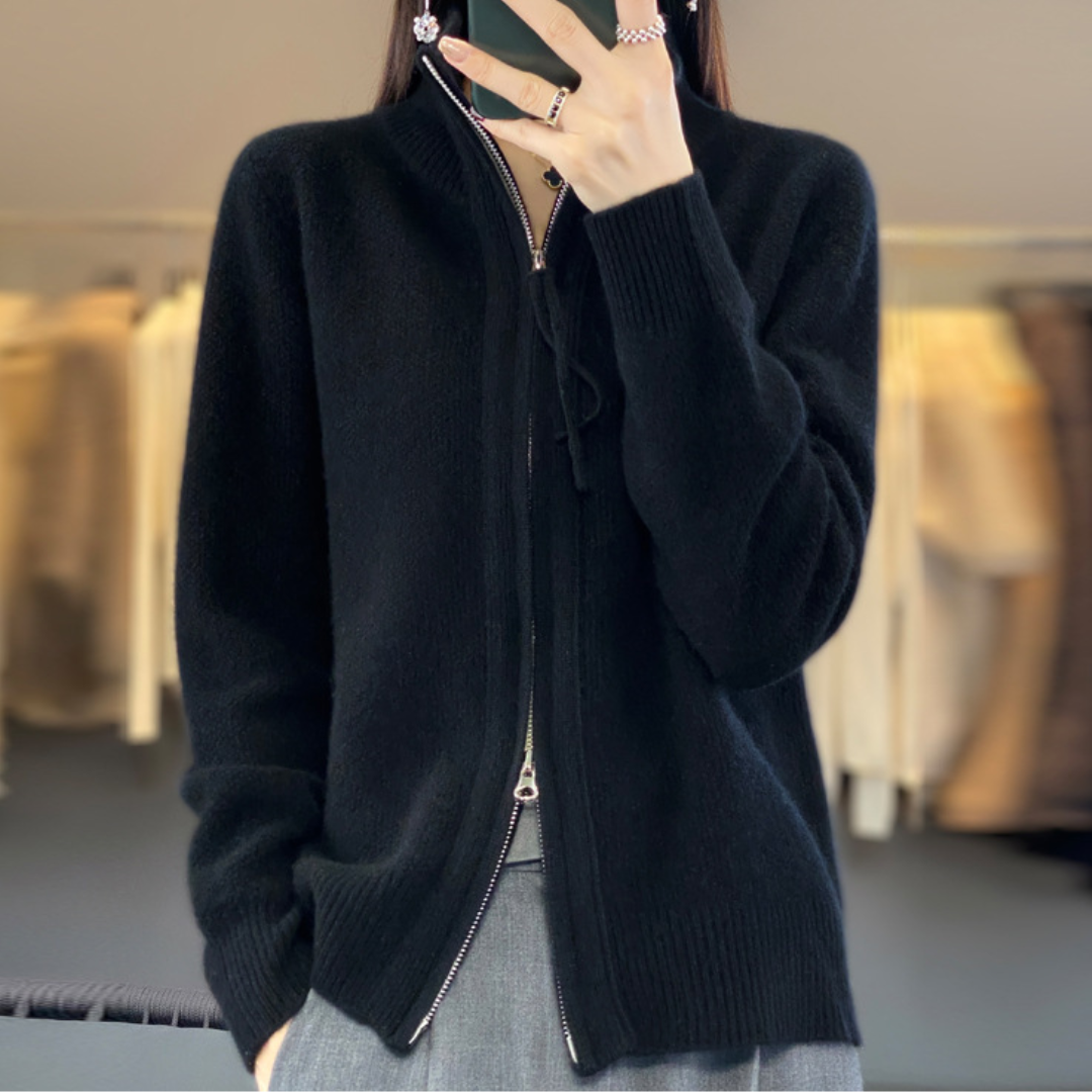 Lisa | Cashmere Zip Vest
