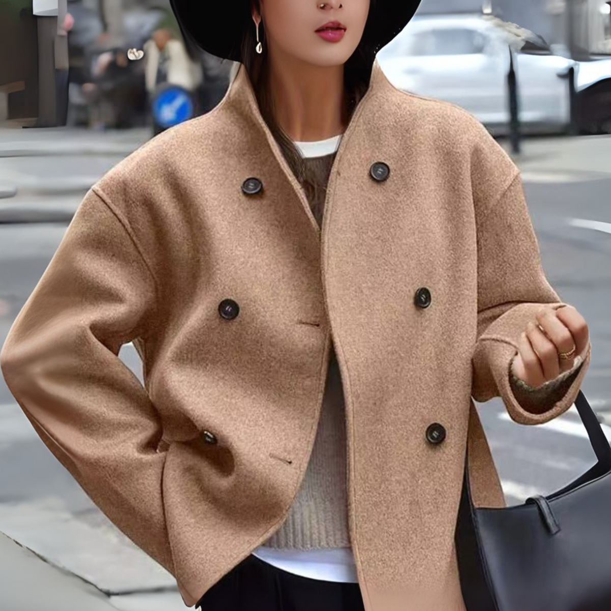 Rose - Chic Long Sleeve Coat