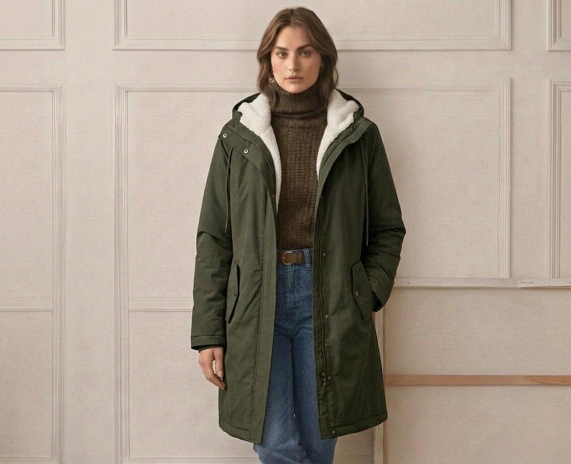 Maeve - Hooded Longline Parka Coat