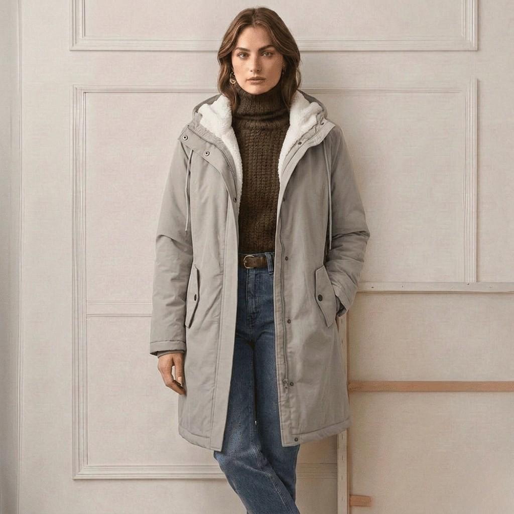 Ottilie - Hooded Longline Parka Coat