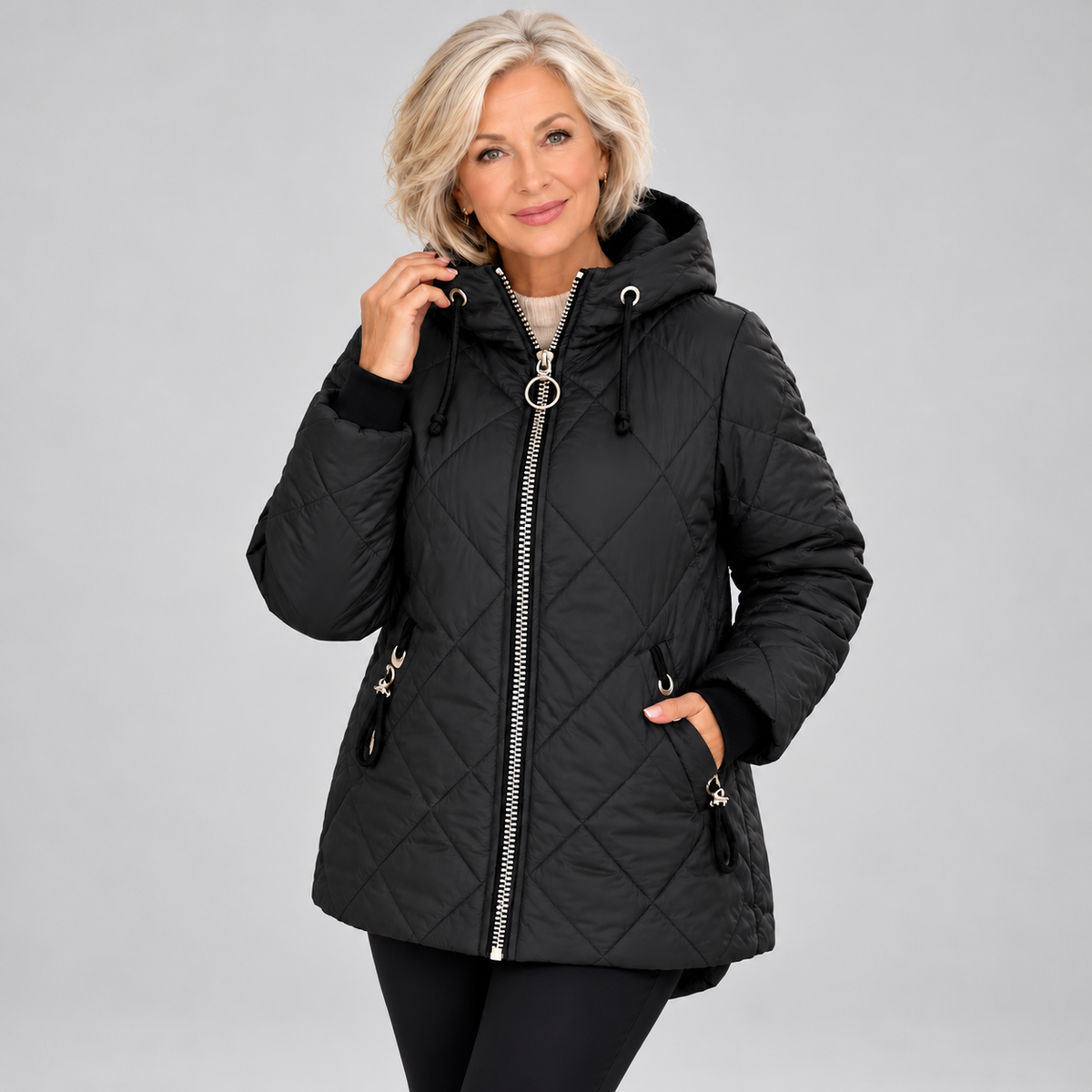 Rolande | Hooded Quilted Jacket