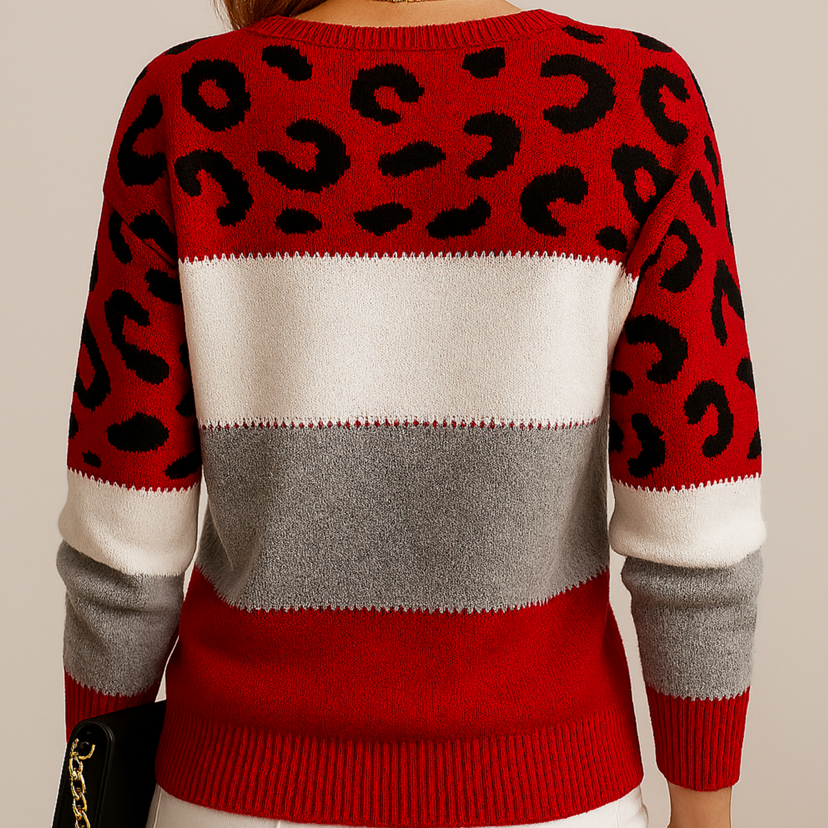 Ludivine | Elegant Leopard Print Jumper