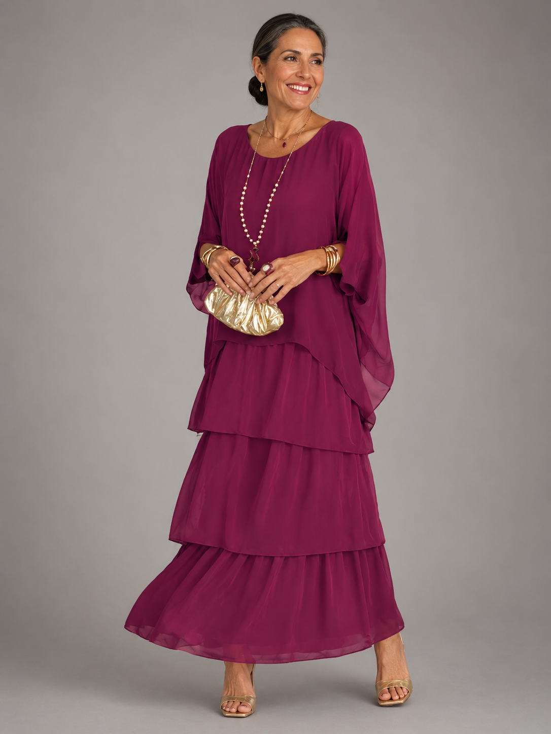 Felicity - Tiered Layered Maxi Dress