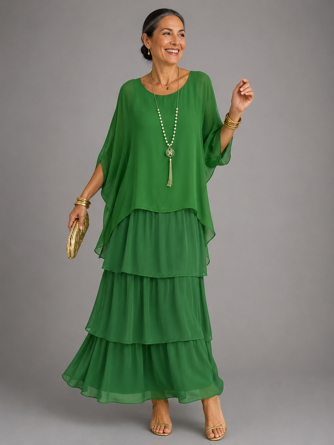 Felicity - Tiered Layered Maxi Dress