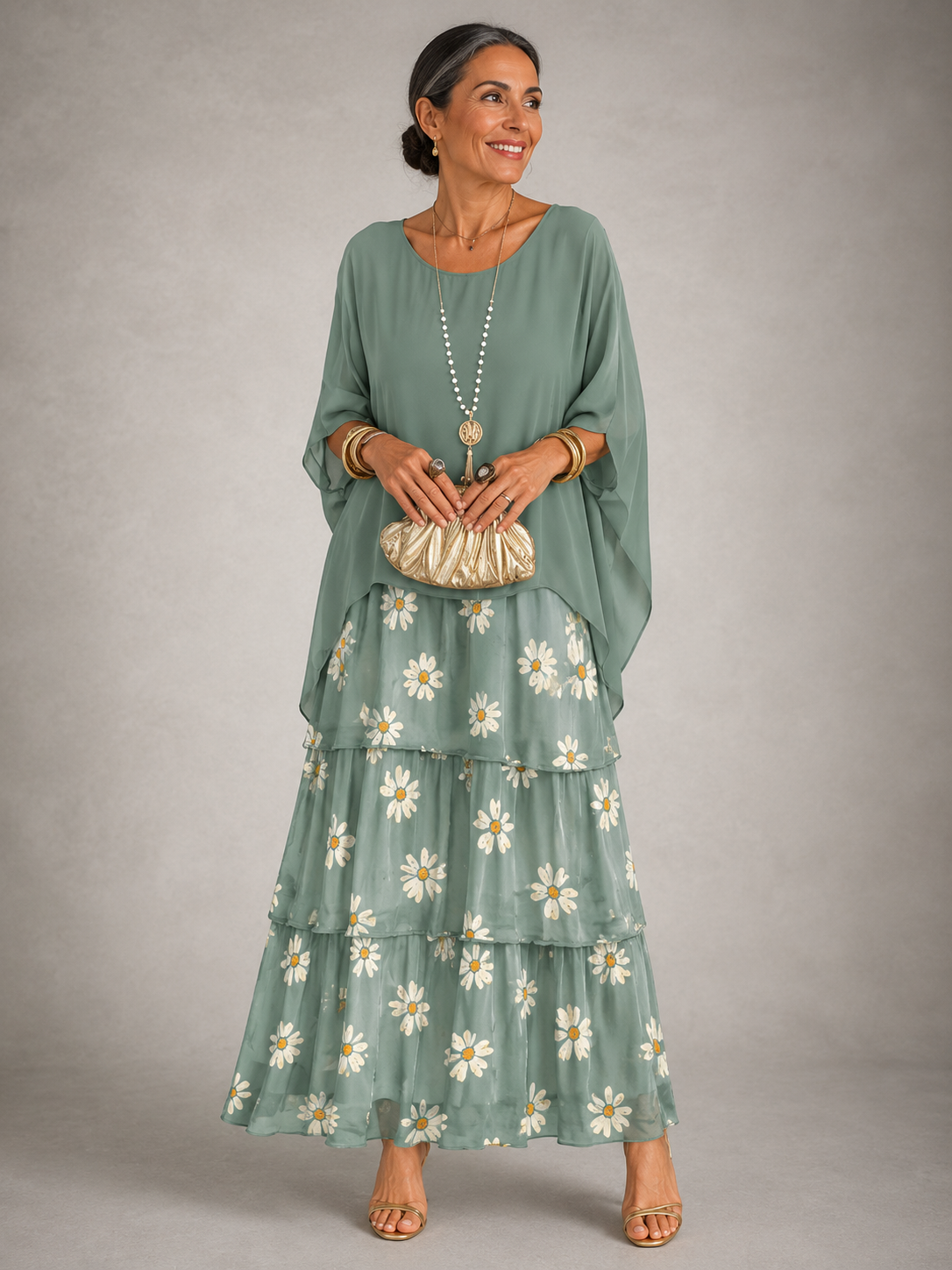 Felicity - Tiered Layered Maxi Dress