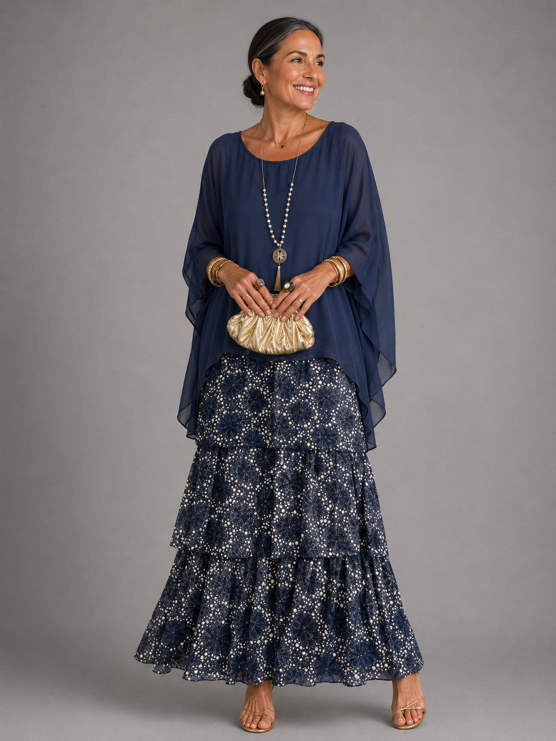Felicity - Tiered Layered Maxi Dress