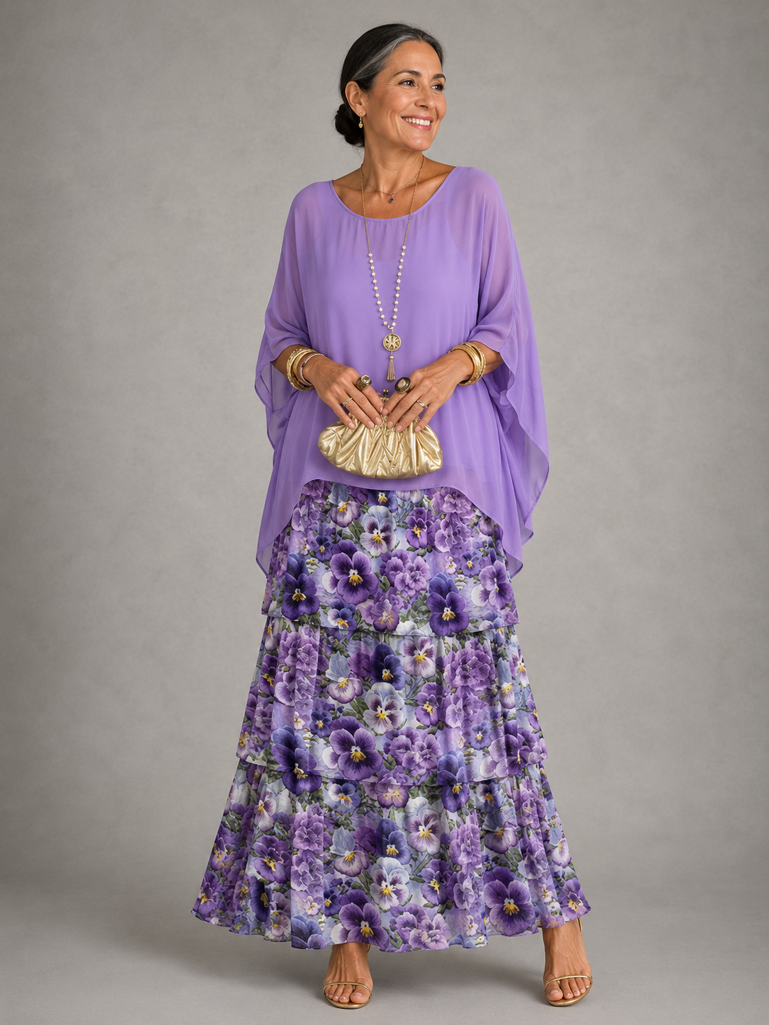Felicity - Tiered Layered Maxi Dress