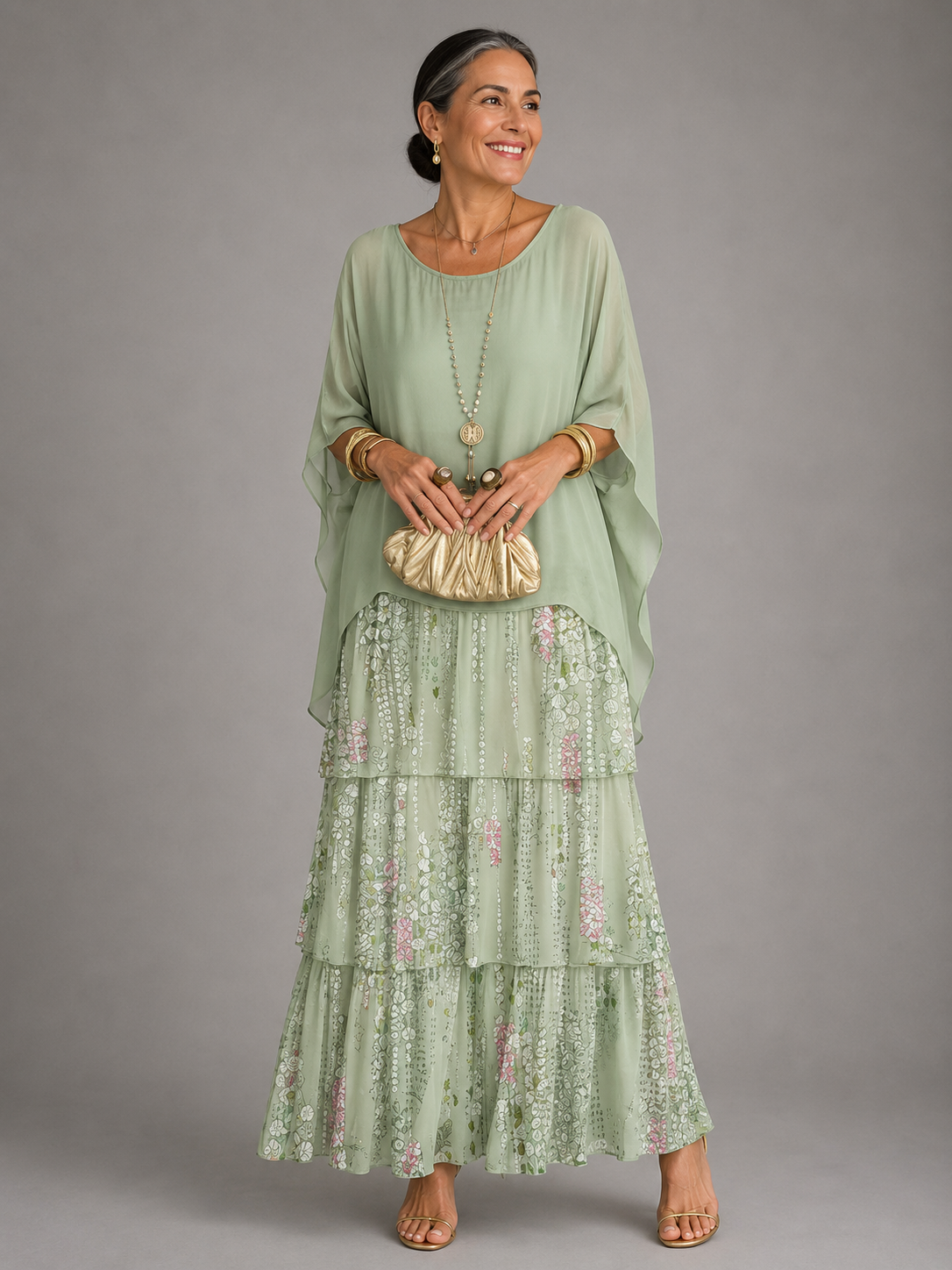 Felicity - Tiered Layered Maxi Dress