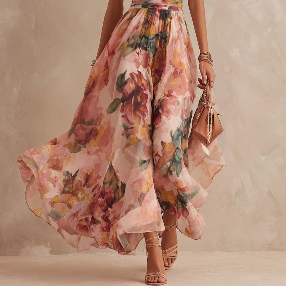 Eloise - One-Shoulder Floral Maxi Dress