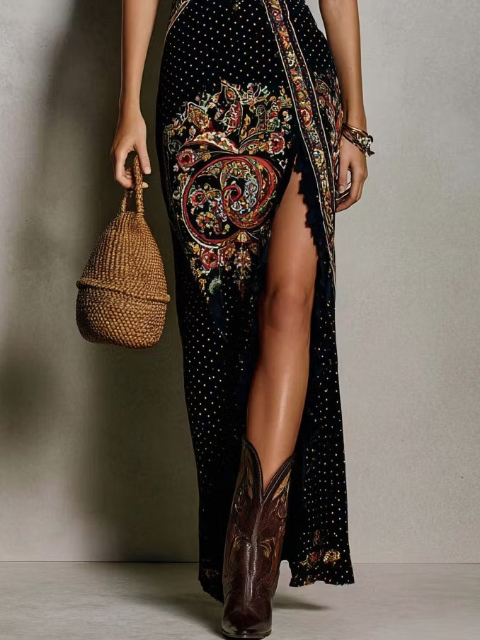 Willow - Paisley Print Maxi Dress
