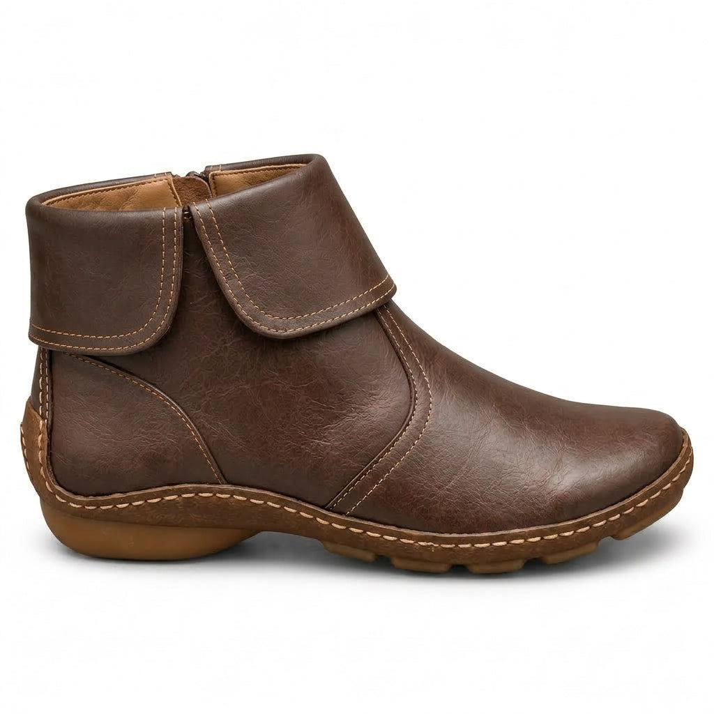 Sofie | Comfortable Zip-Up Ankle Boots