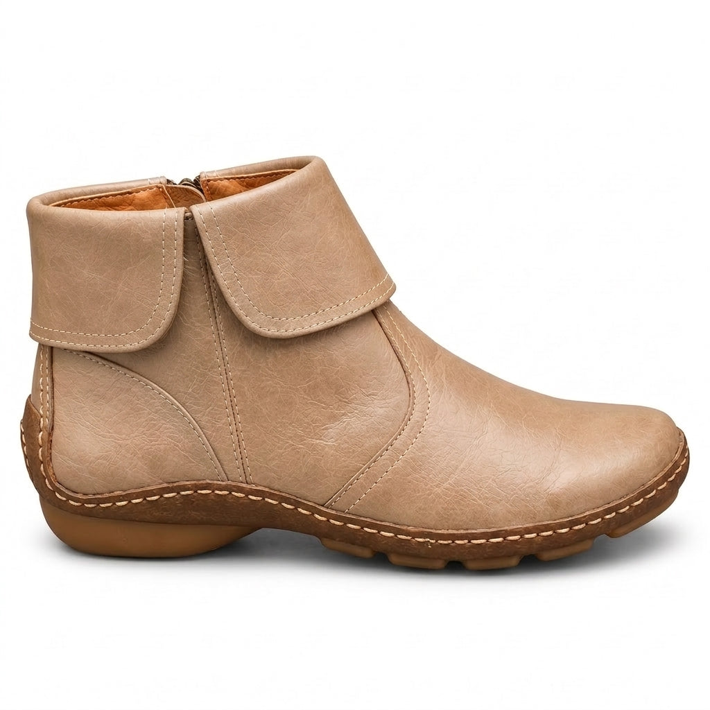 Sofie | Comfortable Zip-Up Ankle Boots