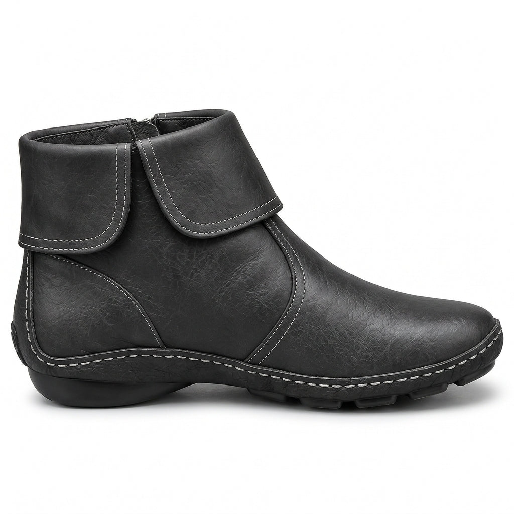 Sofie | Comfortable Zip-Up Ankle Boots
