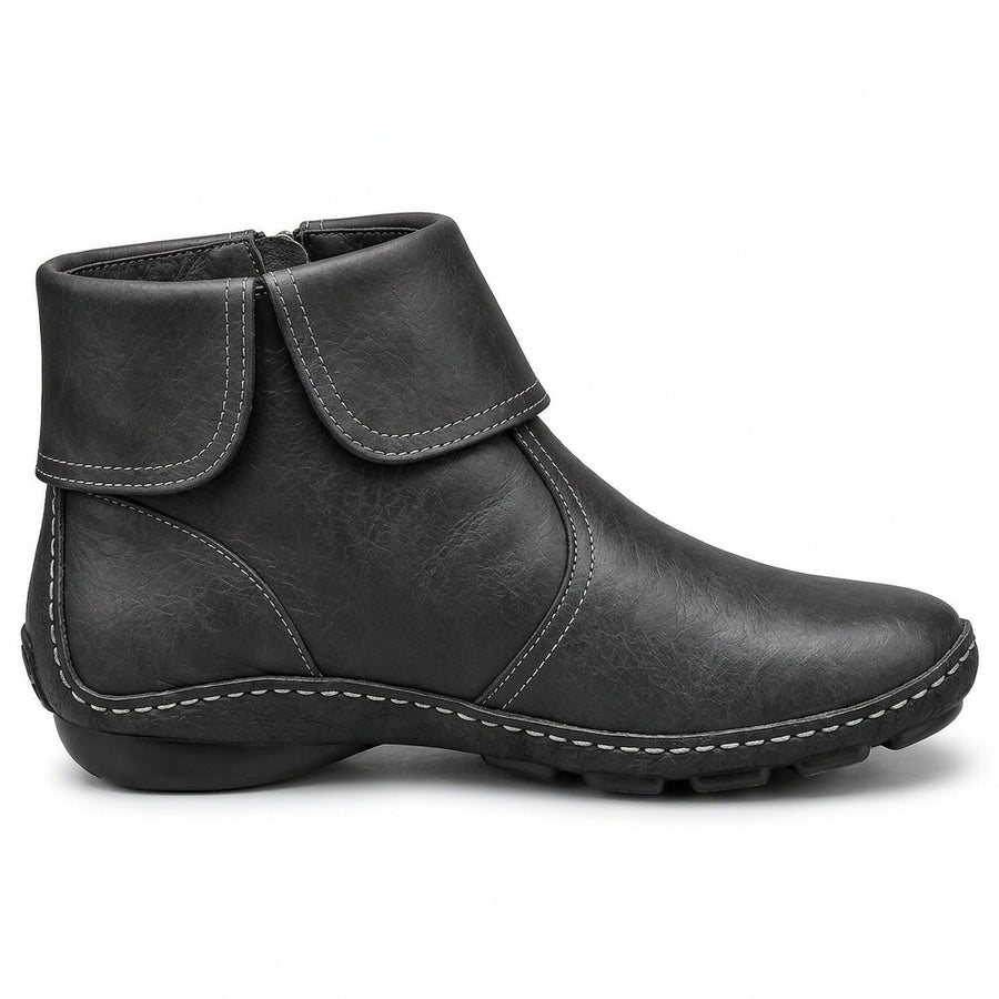 Sofie | Comfortable Zip-Up Ankle Boots