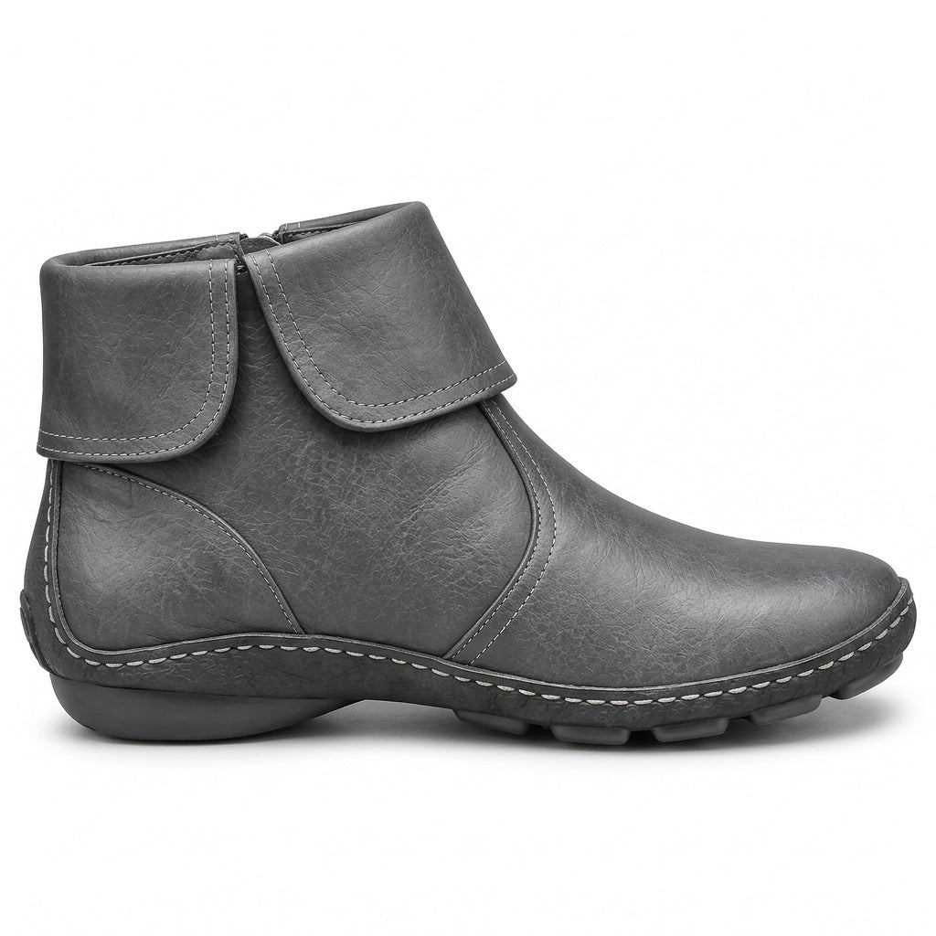 Sofie | Comfortable Zip-Up Ankle Boots
