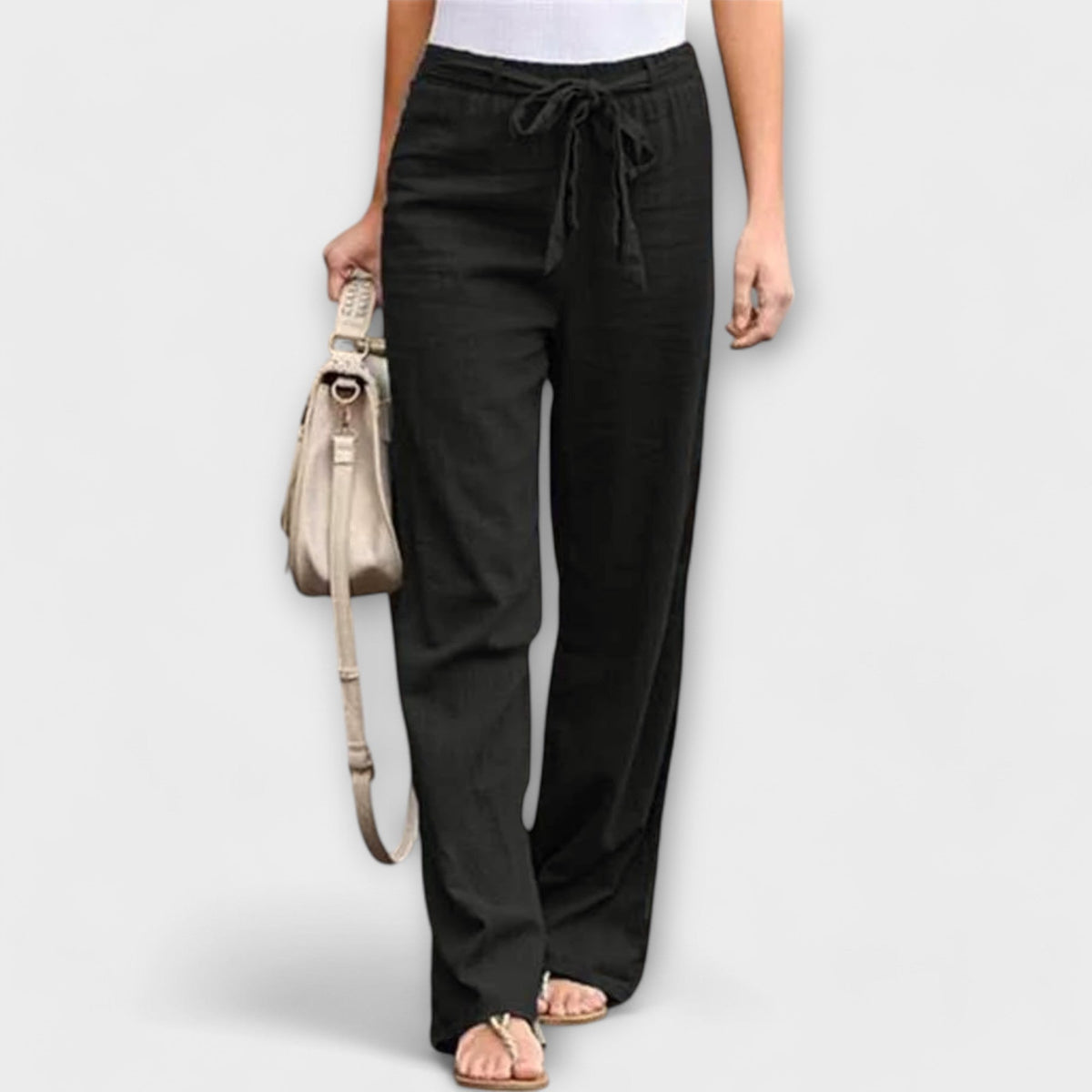 Loreen - Lightweight Linen Trousers