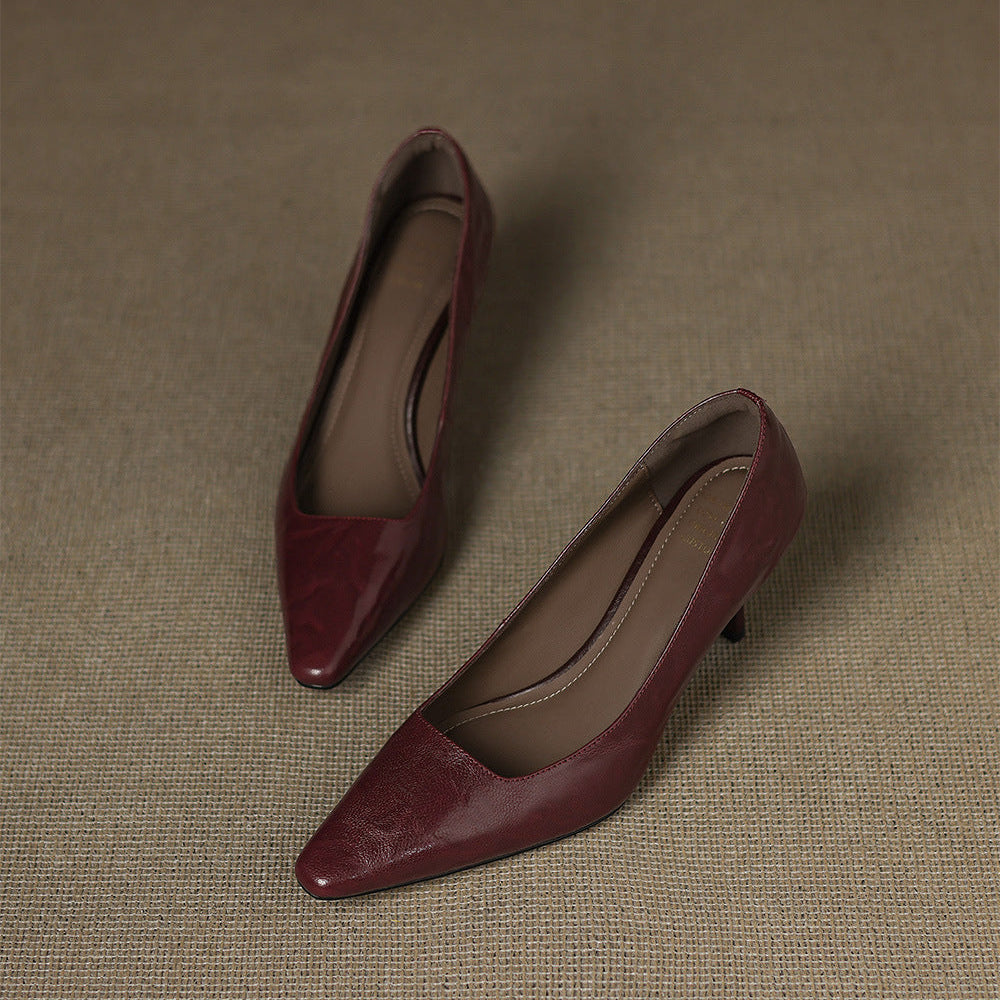 Madeleine - Pointed Toe Stiletto Court Shoes