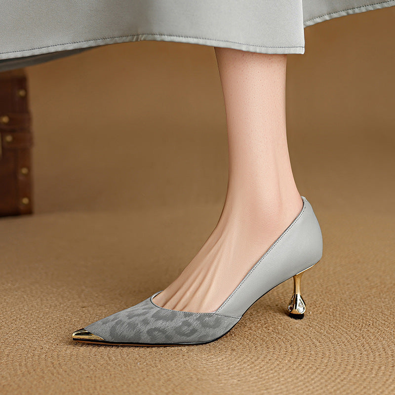 Arabella - Pointed-Toe Court Heels