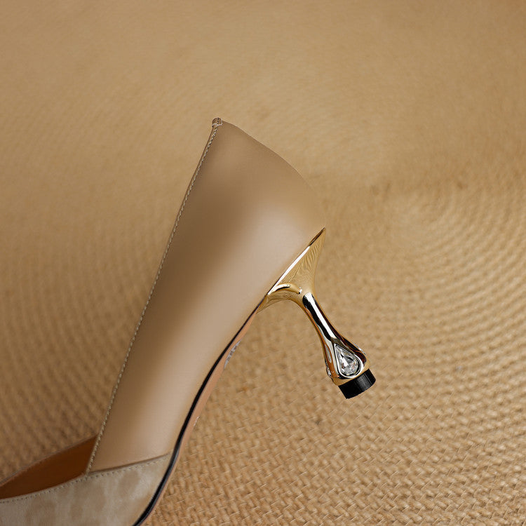 Arabella - Pointed-Toe Court Heels