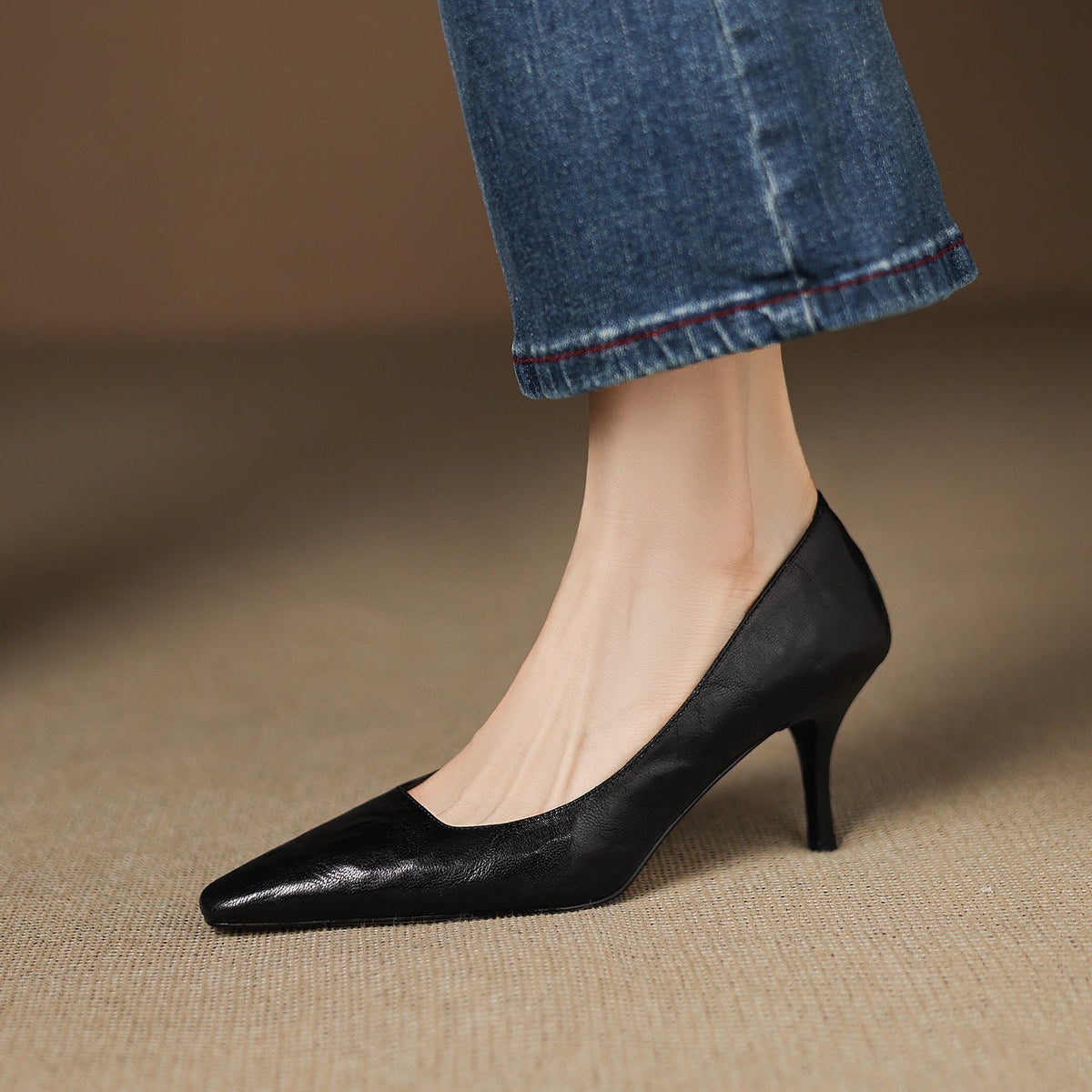 Madeleine - Pointed Toe Stiletto Court Shoes
